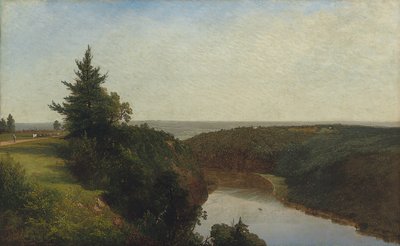 Vista sul Genesee vicino a Mount Morris, 1857 da John Frederick Kensett